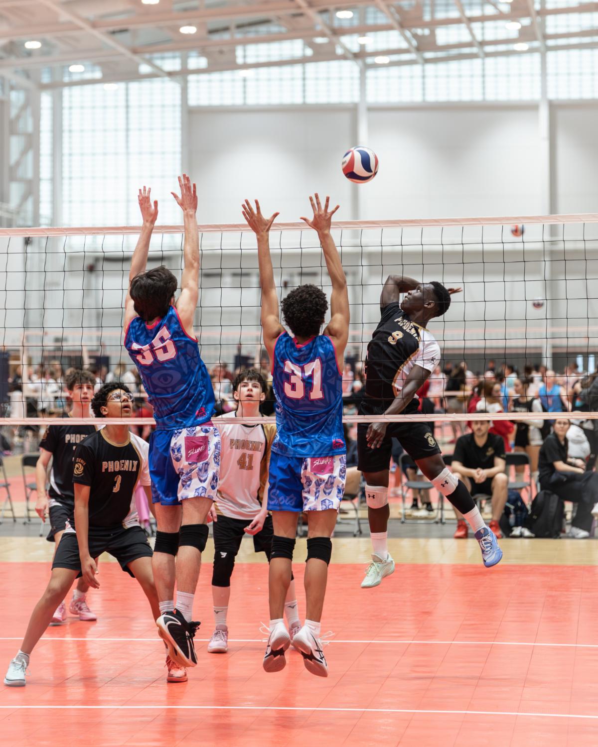Excelsior boys volleyball athletes during the 2026 season