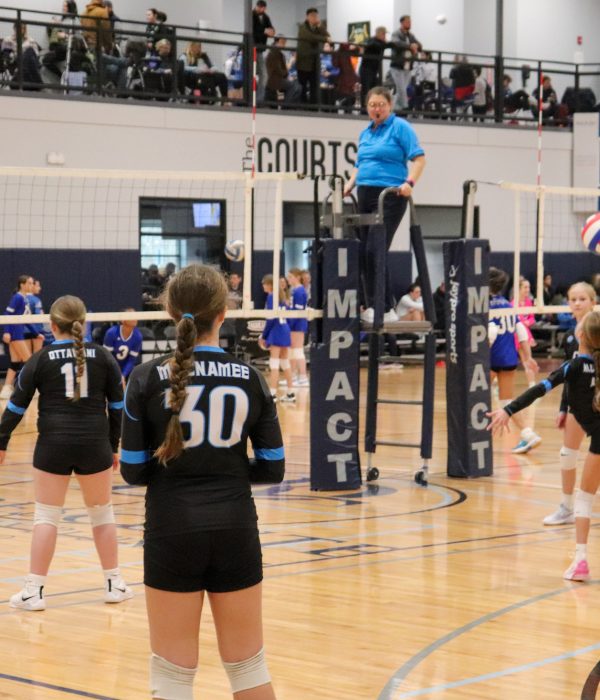 Players and officials at January Jingle Volleyball Tournament